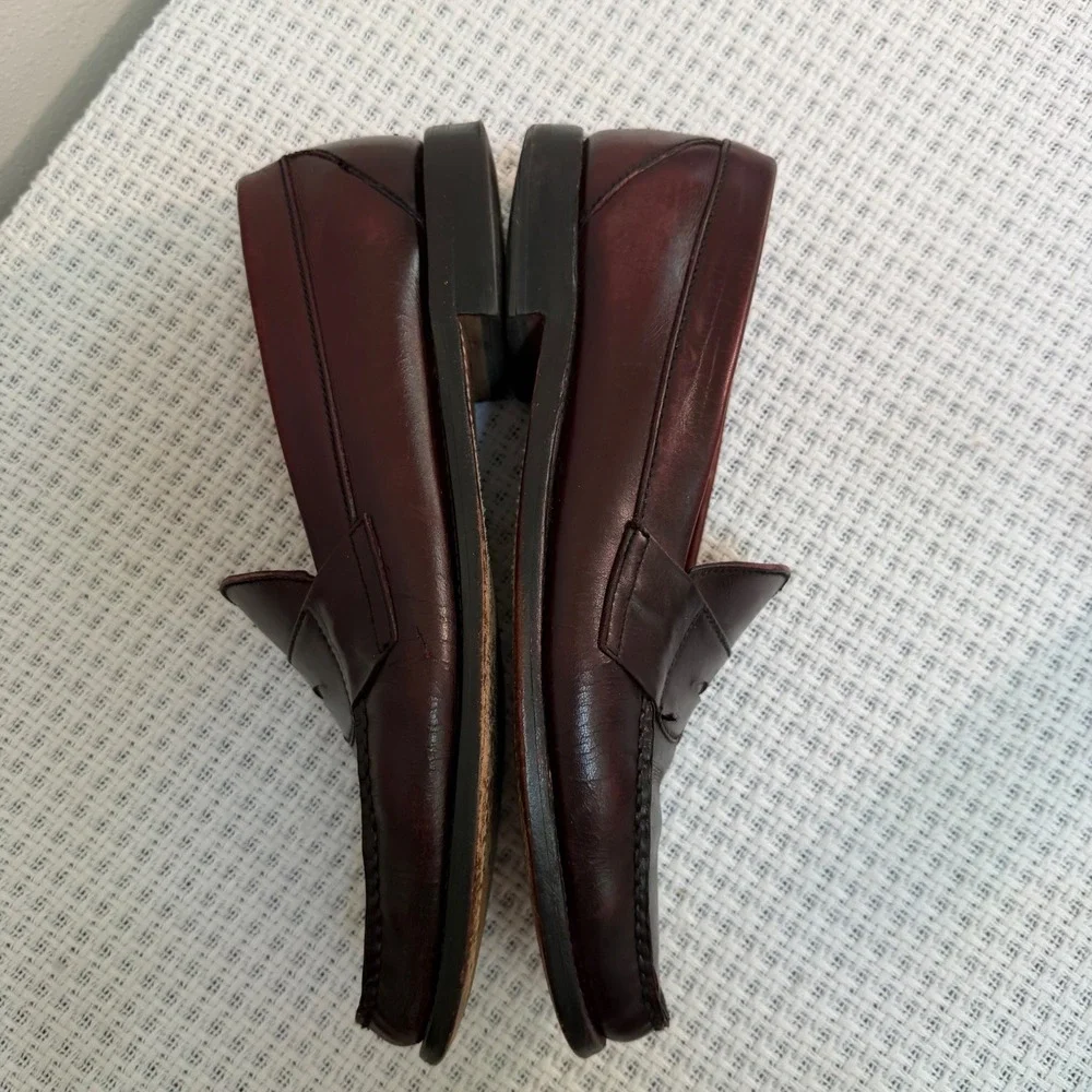 Allen Edmonds Penny Loafer Mens 14 Burgundy Leather 30025 Classic Preppy Ivy